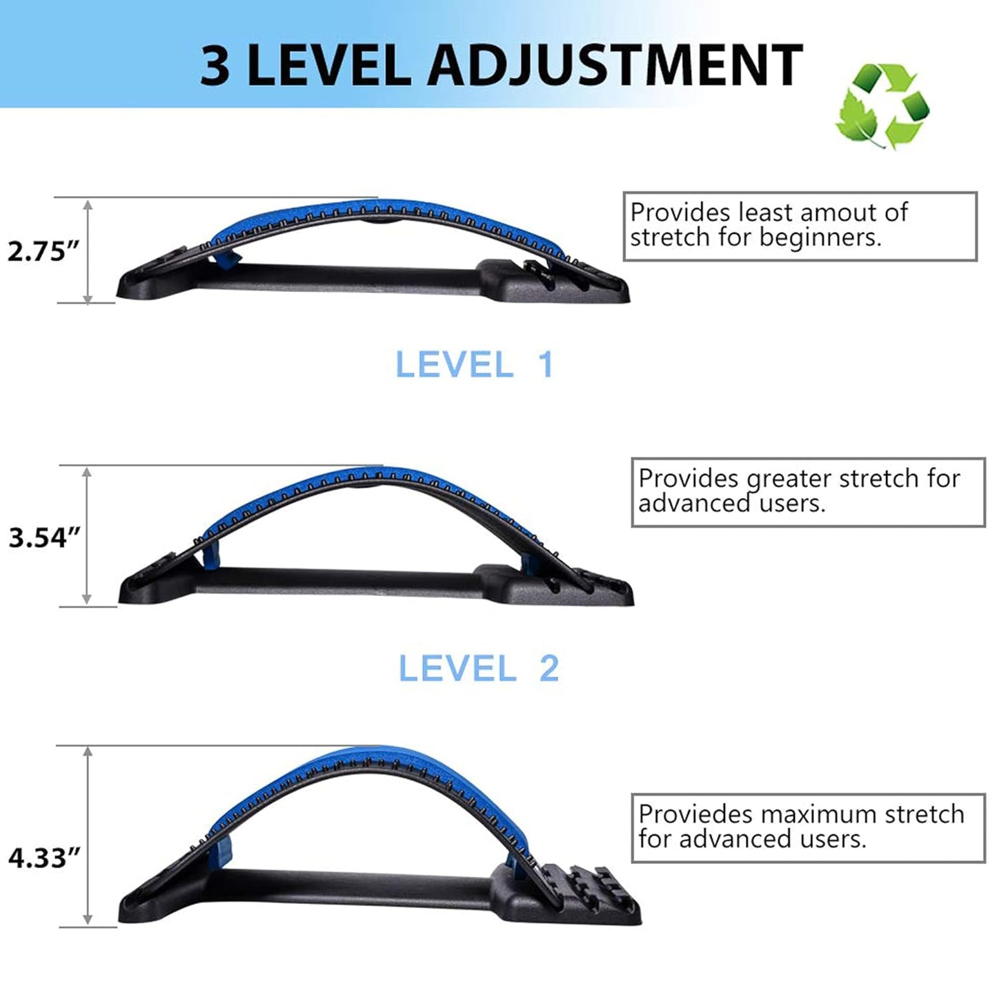 Multi-Level Back Stretcher Posture Corrector