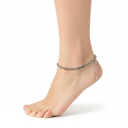 EverMine Crystal Raw Pyrite Anklet