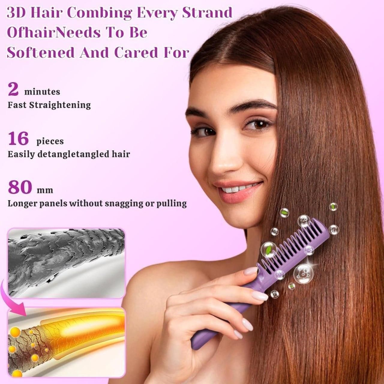 Portable Mini Hair Straightener Cordless