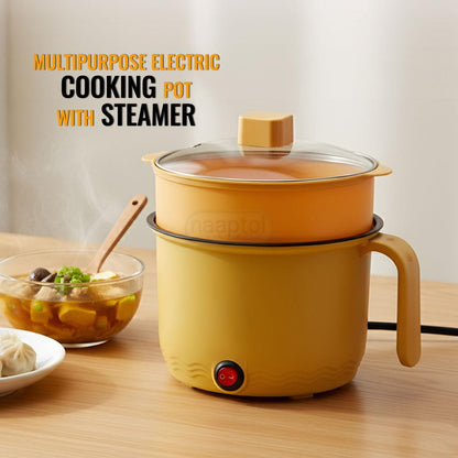 Multipurpose Electric Cooker with Steamer 1.8L