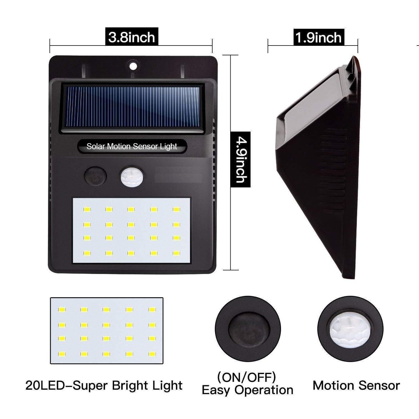 Security Light- 20 LED Motion Sensor
