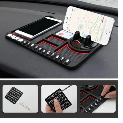 Anti-Slip Silicone Pad - Mobile Holders for Car Dashboard