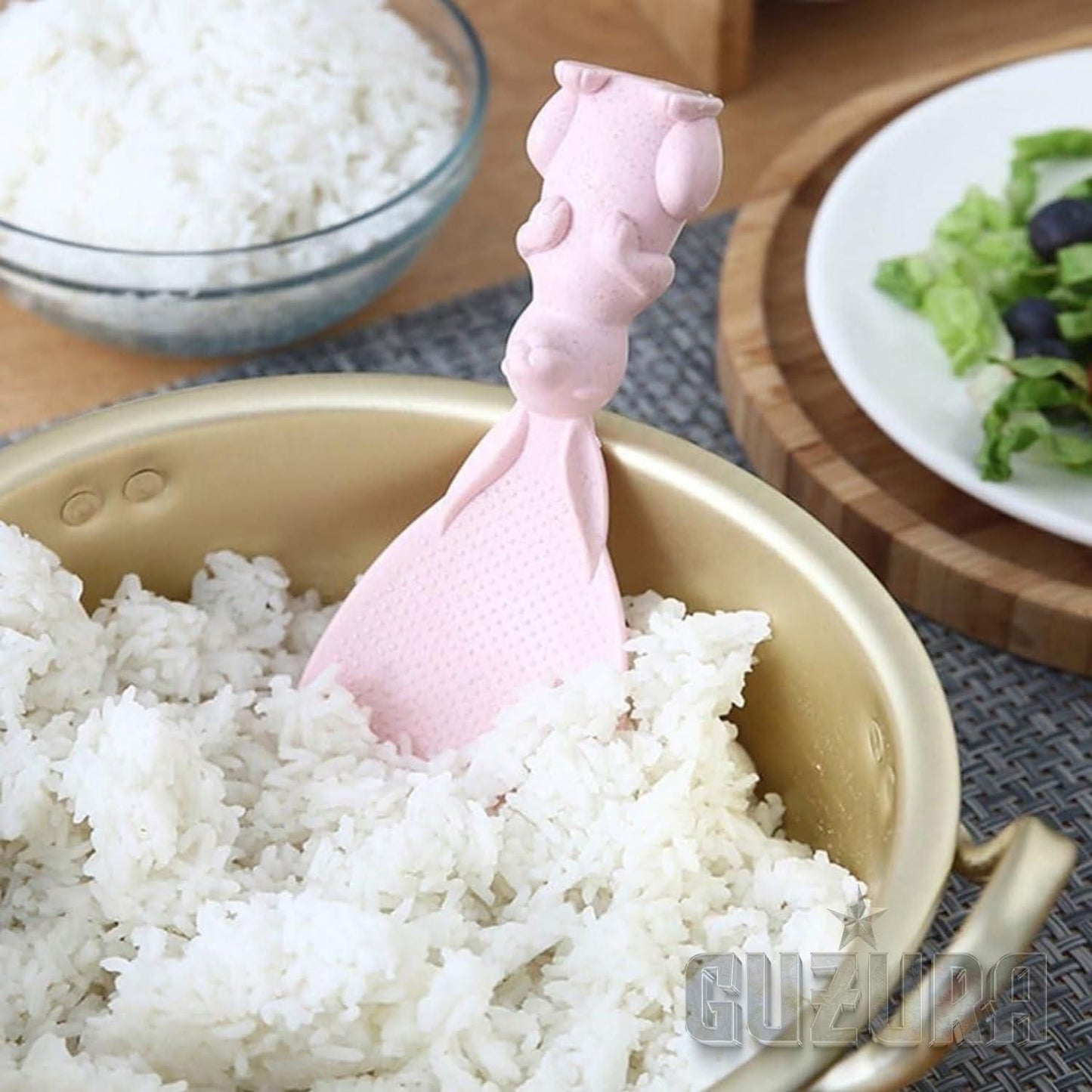 Rabbit Standing Rice Spoon