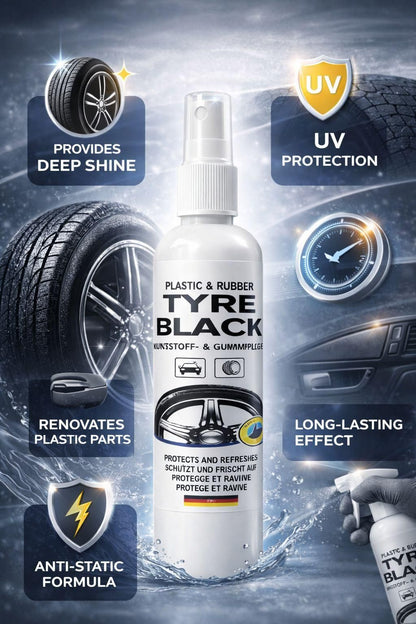 Plastic Rubber Tyre Shine Protector Spray 100 ml (Pack of 1)