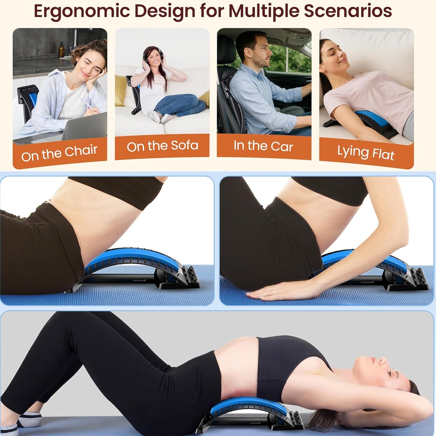 Multi-Level Back Stretcher Posture Corrector