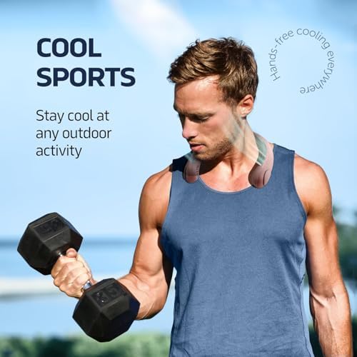 Portable Bladeless Hanging Rechargeable Neck Fan