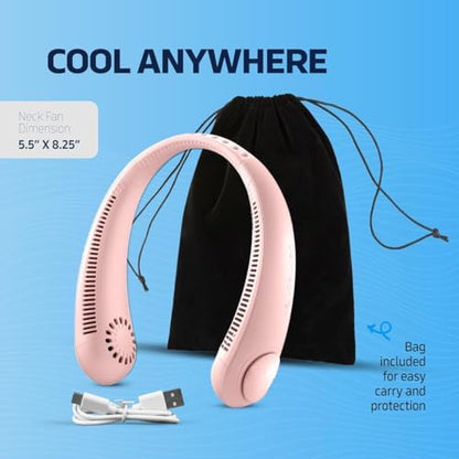 Portable Bladeless Hanging Rechargeable Neck Fan