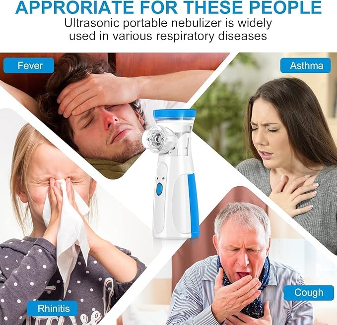 Portable Ultrasonic Rechargeable Mesh Nebulizer Machine