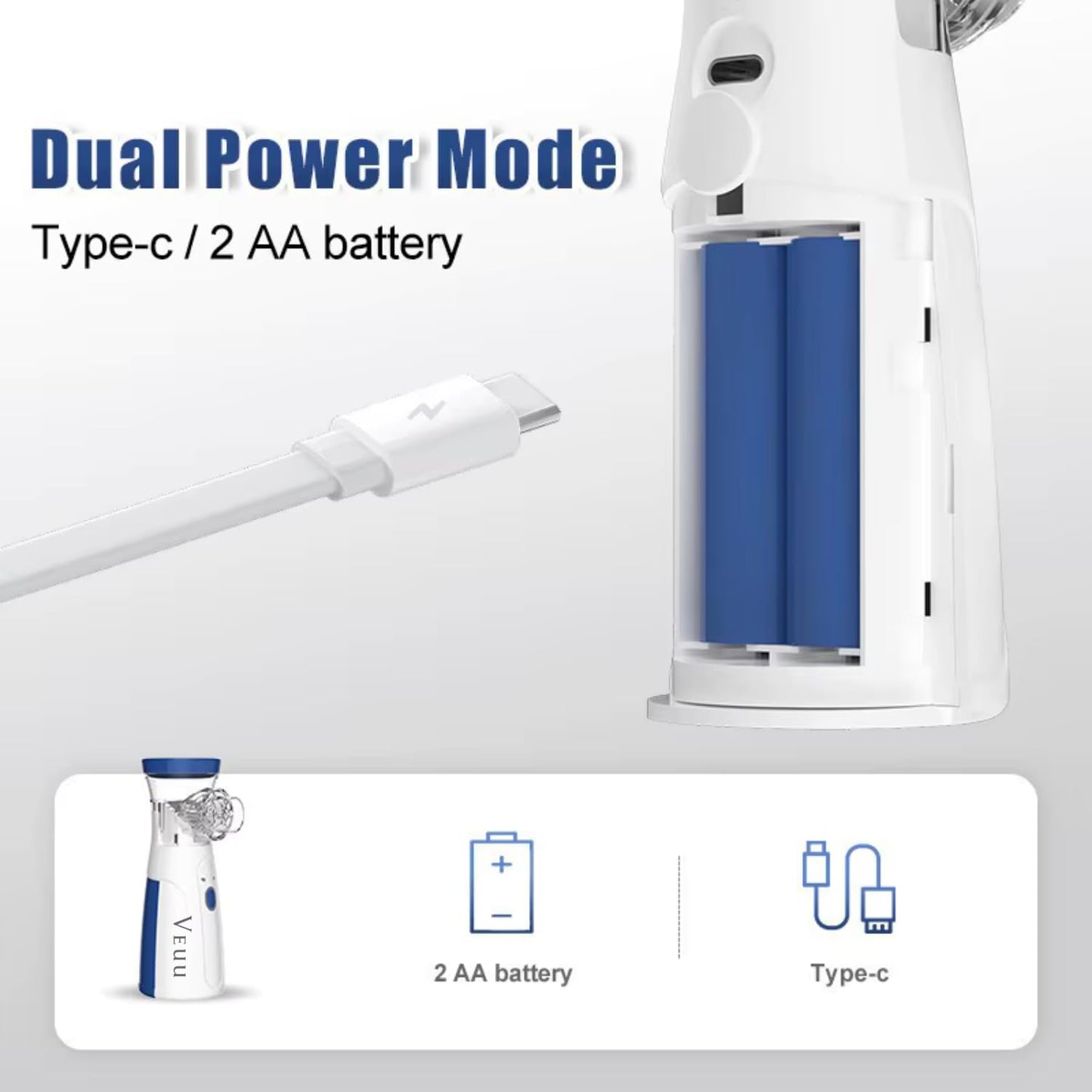 Portable Ultrasonic Rechargeable Mesh Nebulizer Machine