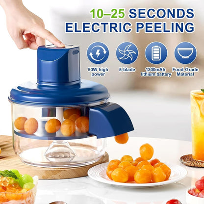 Portable Automatic Multi-Purpose Peeler Machine with 5 Blades